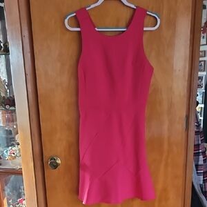 She + Sky Vibrant Pink Dress